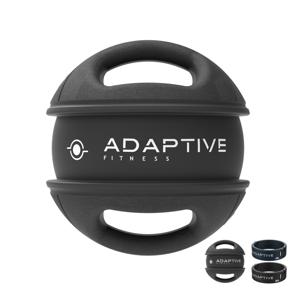 $1 RESERVATION - Adjustable Medicine Ball w/ Handles (8lb, 12lb, 16lb)