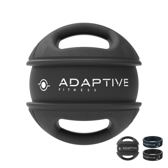 $1 RESERVATION - Adjustable Medicine Ball w/ Handles (8lb, 12lb, 16lb)