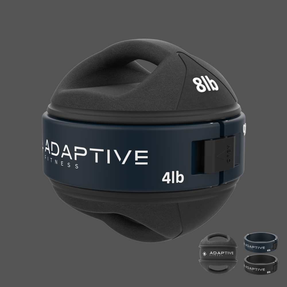 Adjustable Medicine Ball w/ Handles (8lb, 12lb, 16lb)