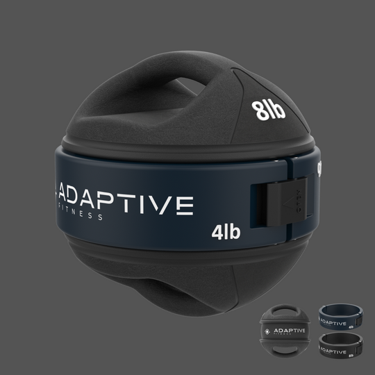 Adjustable Medicine Ball w/ Handles (8lb, 12lb, 16lb)