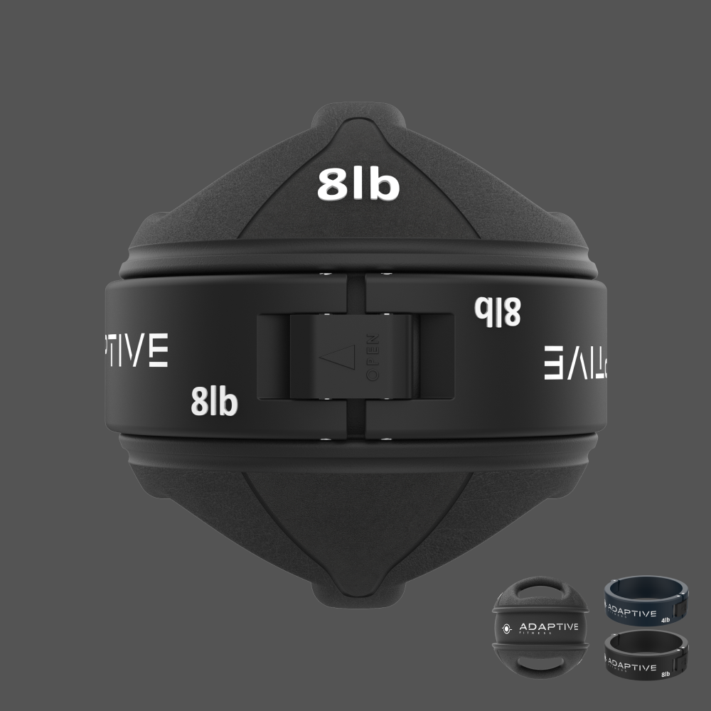 Adjustable Medicine Ball w/ Handles (8lb, 12lb, 16lb)