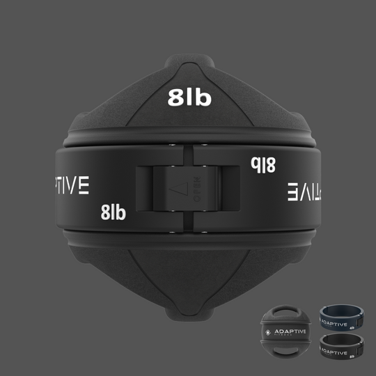 Adjustable Medicine Ball w/ Handles (8lb, 12lb, 16lb)