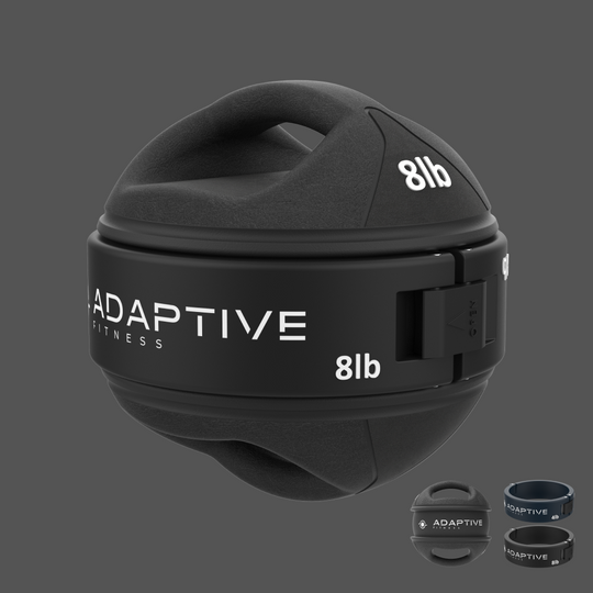 Adjustable Medicine Ball w/ Handles (8lb, 12lb, 16lb)