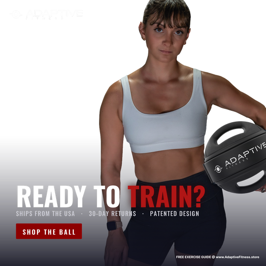Adjustable Medicine Ball w/ Handles (8lb, 12lb, 16lb)