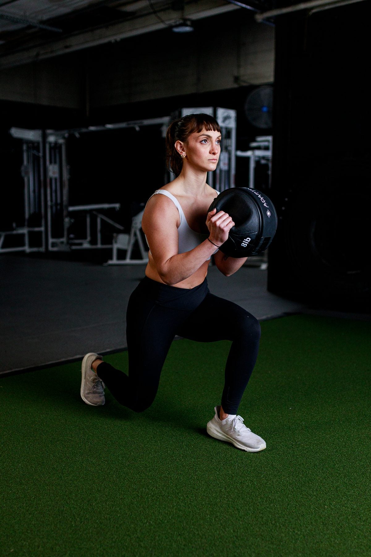 Legs — Single Leg Squat with adjustable medicine ball
